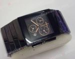 High Quality Rado Ceramica Chronograph Matte Watch - Rose Gold Hours Marker